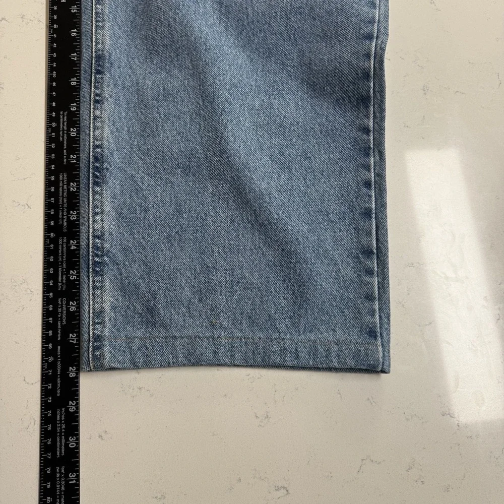 Carhartt Straight Traditional Fit Tapered Leg Stonewash Denim Jeans‎ 50x28